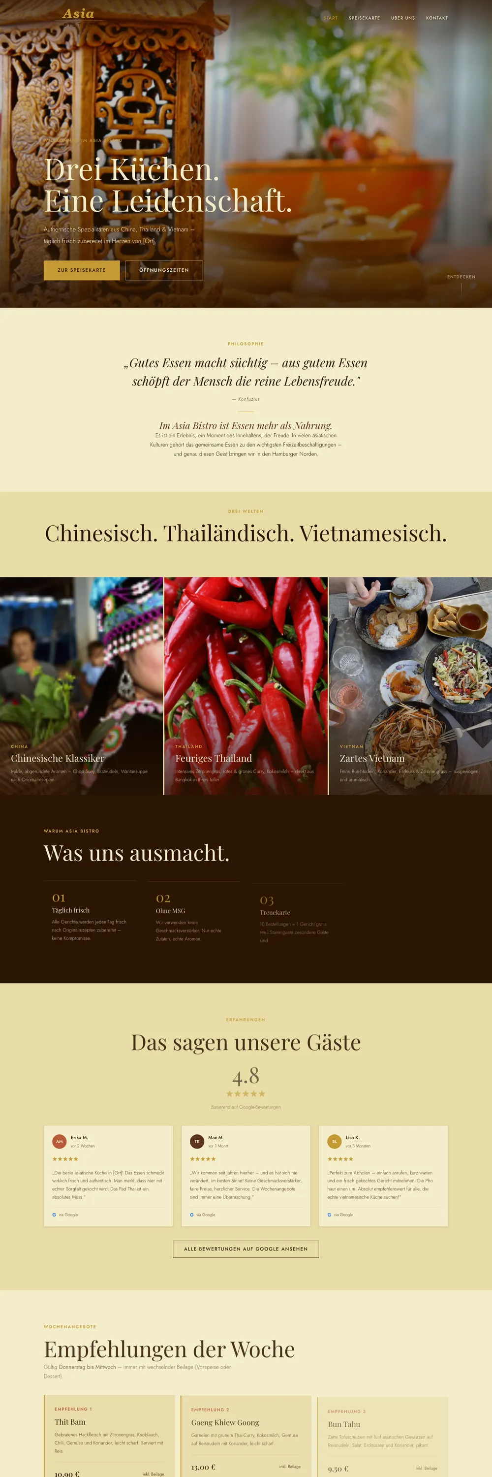 Asia Imbiss – Web & Branding von Create2Flow Hamburg