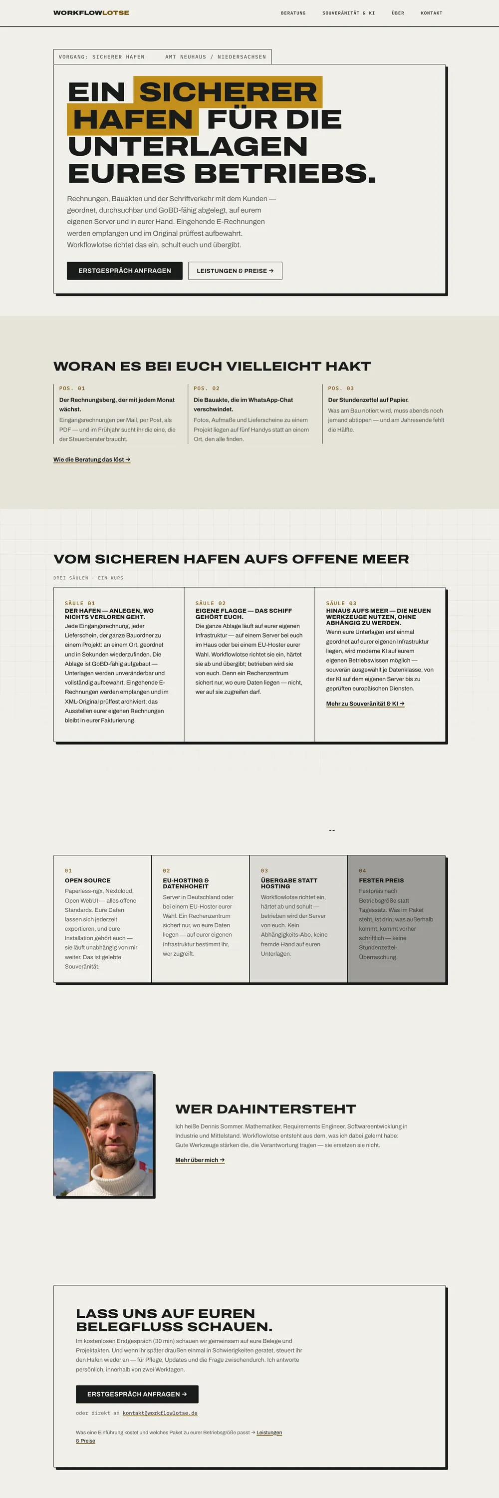Workflowlotse – Web von Create2Flow Hamburg